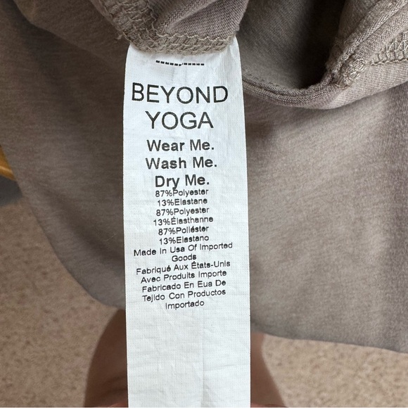 Beyond Yoga Spacedye Caught In The Midi High Waisted Legging Tan Size XL - Picture 7 of 7